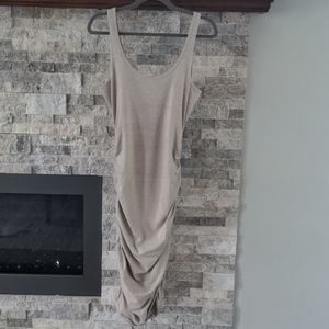 Synergy Organic Clothing Ruched Midi Dress